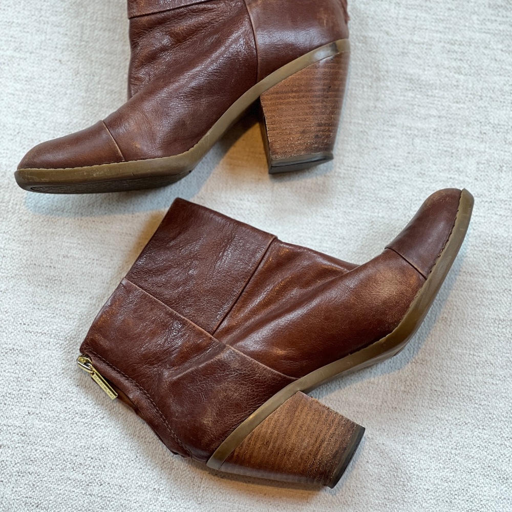 Perfectly Patina'ed Brown Leather Boots